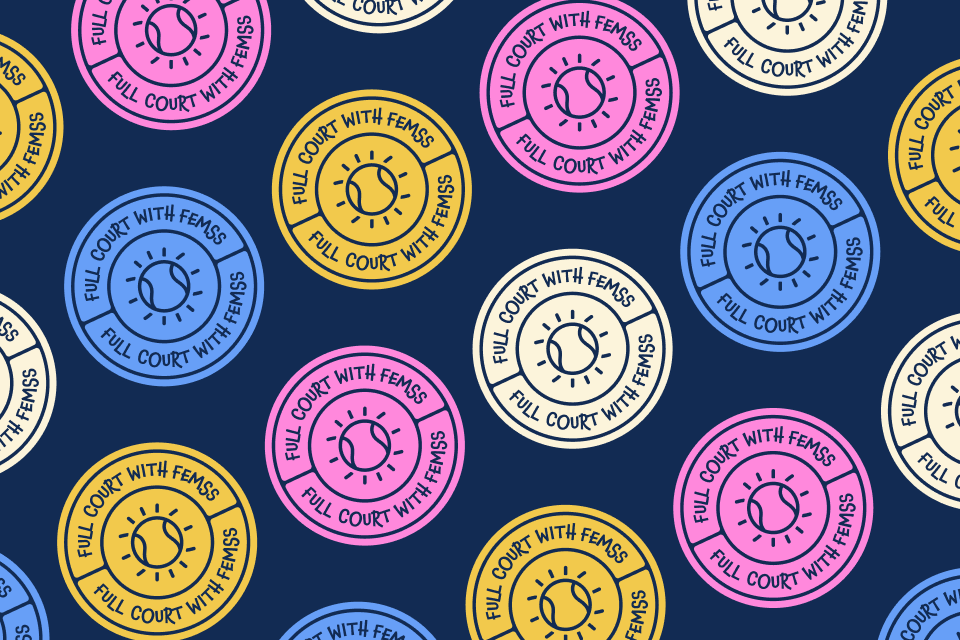Full Court with Femss brand badges variant preview