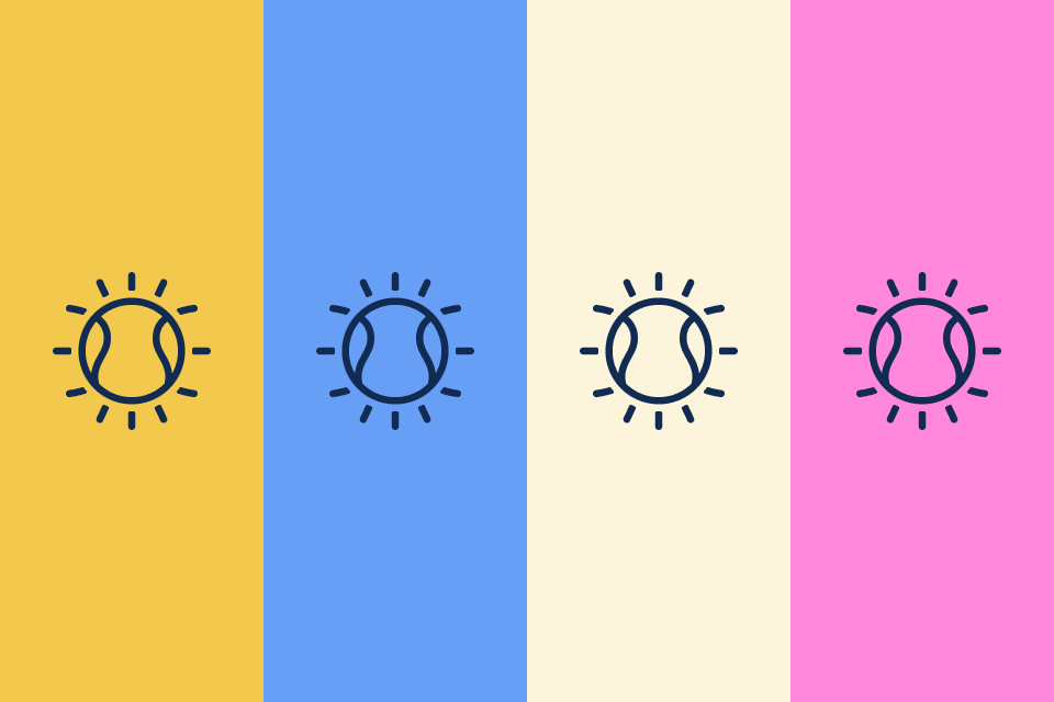 Full Court with Femss primary brand mark design
