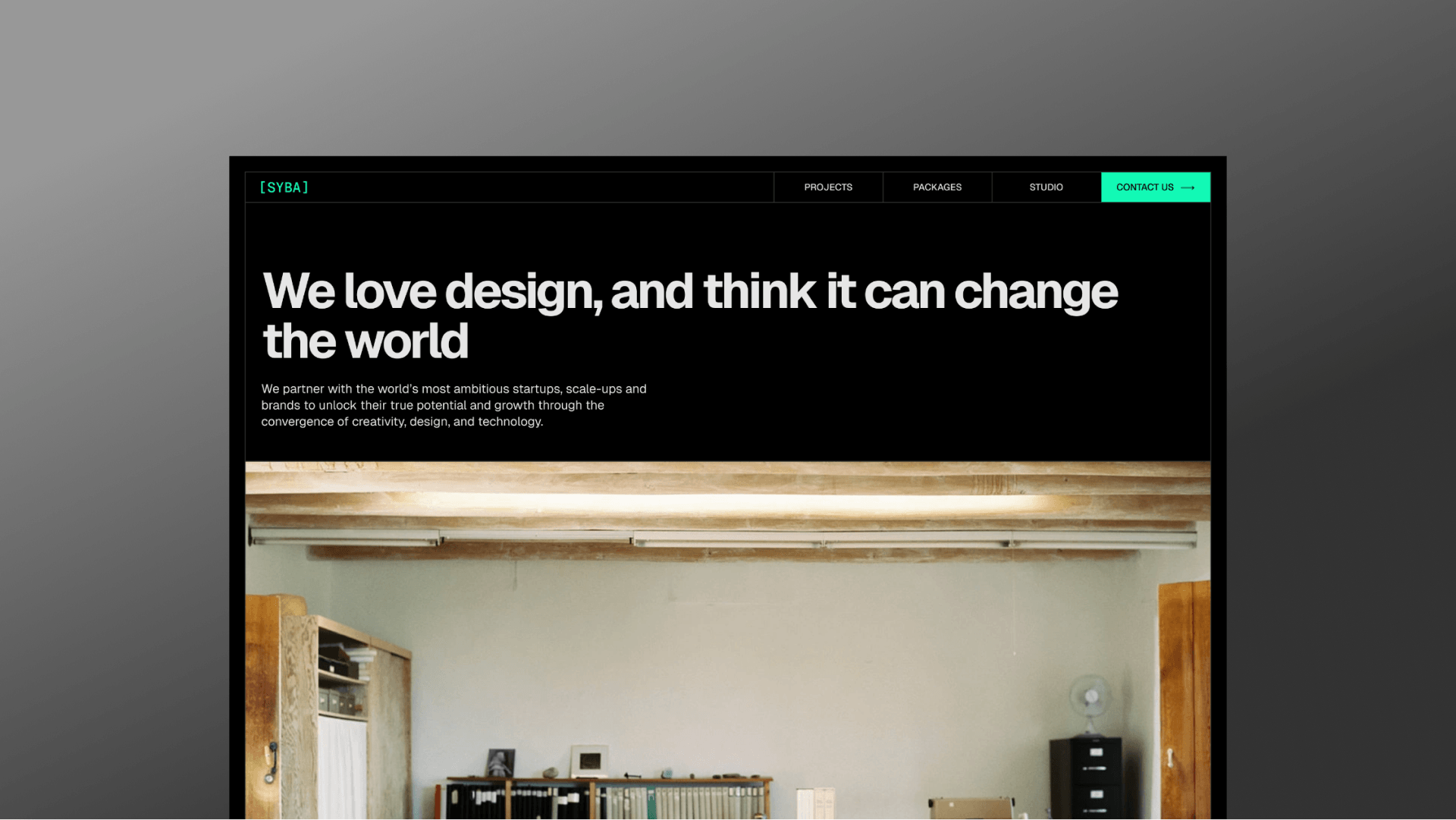 Syba redesign about page